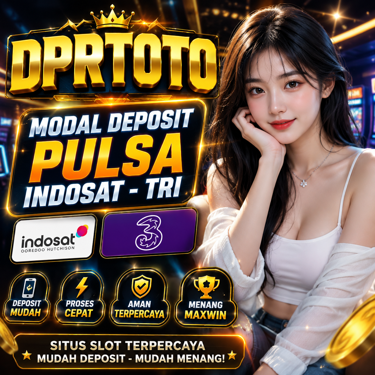 DPRTOTO : Network Game Deposit Pulsa Indosat - Tri Gampang Cair Modal Via Pulsa 5000 Hari Ini